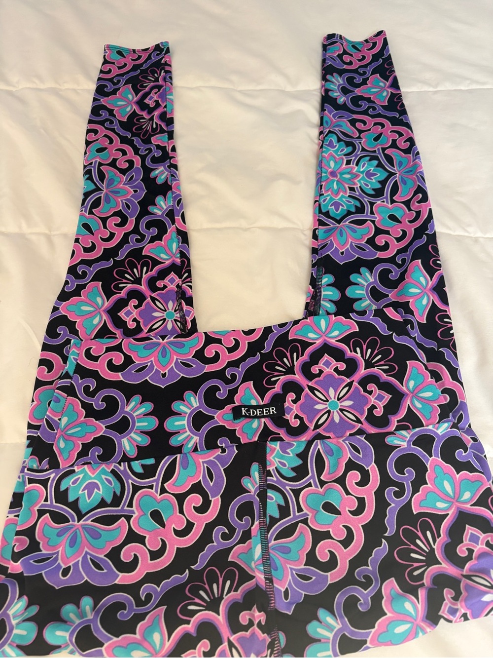 K-Deer High Waisted Boho Leggings - Picture 3 of 5